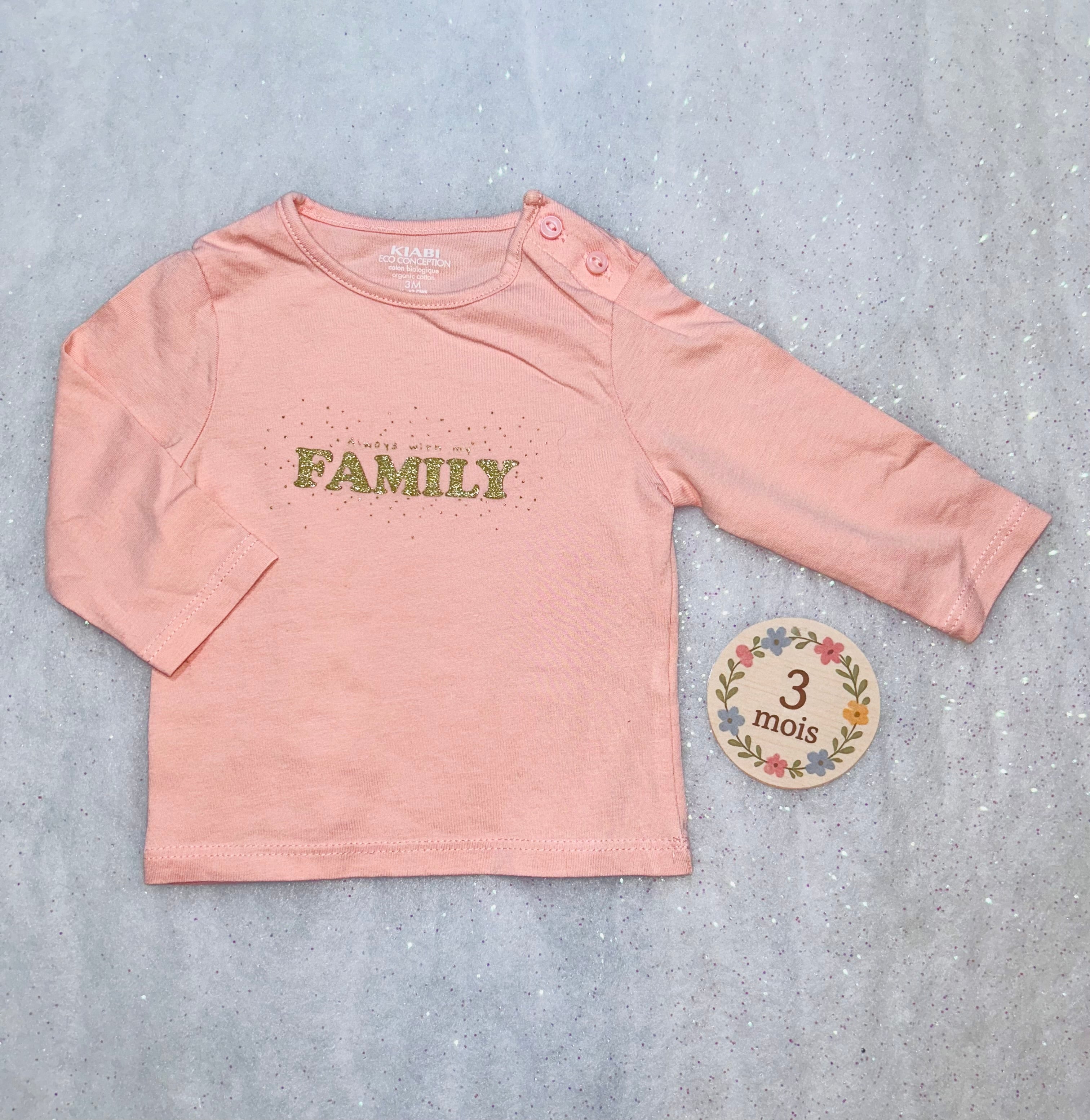 T-shirt manches longues Kiabi