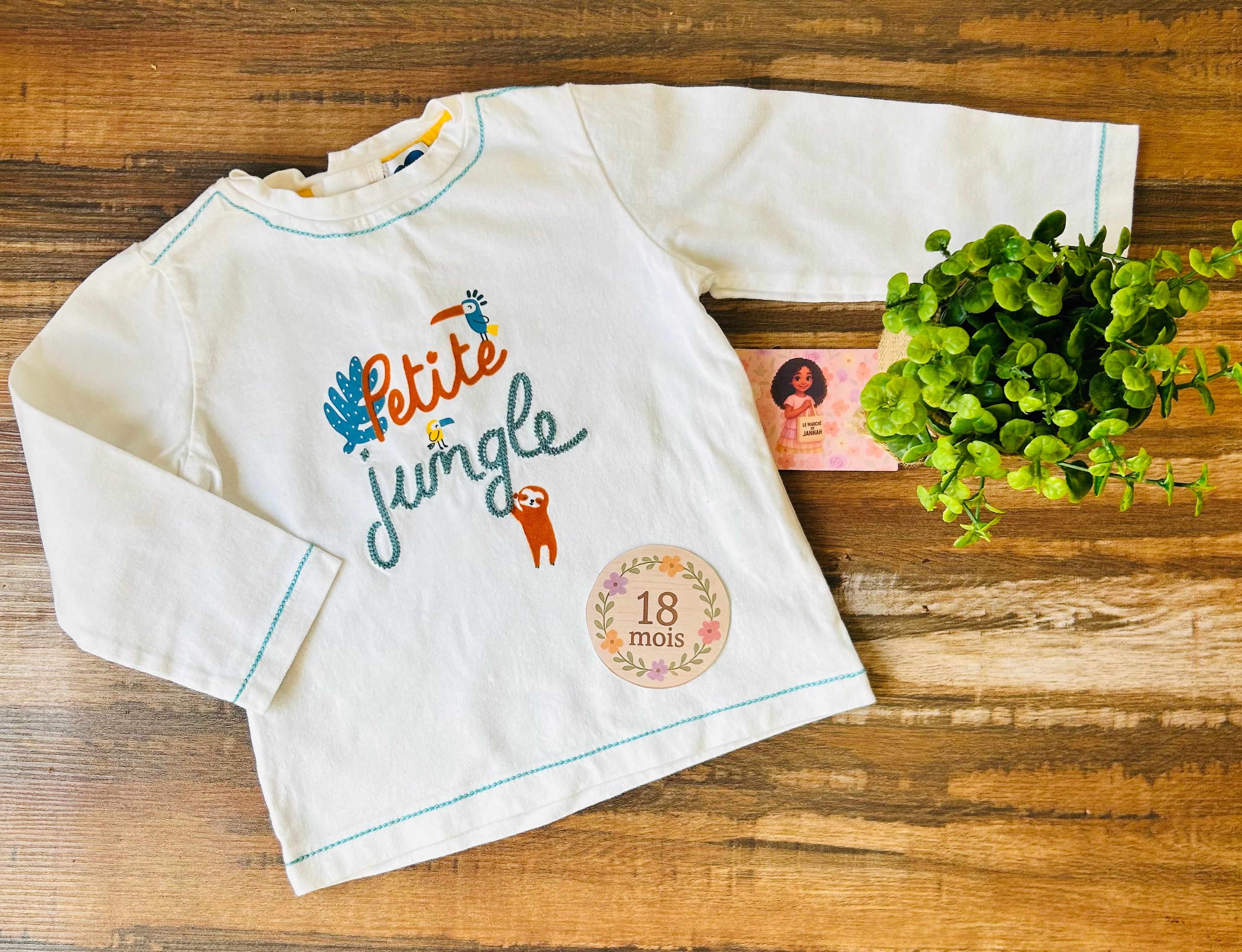 T-shirt manches longues Mots d’enfants