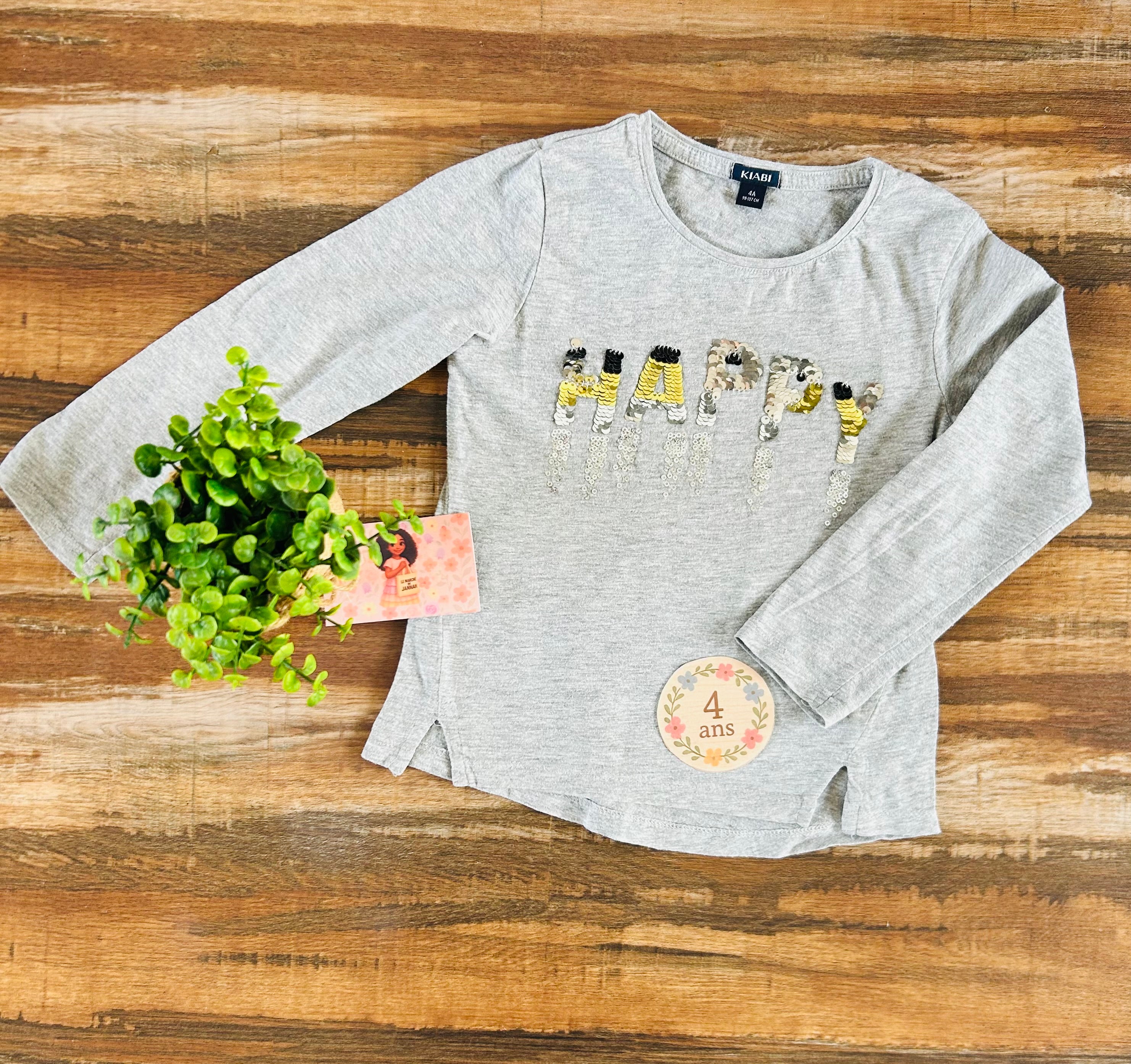 T-shirt manches longues Kiabi