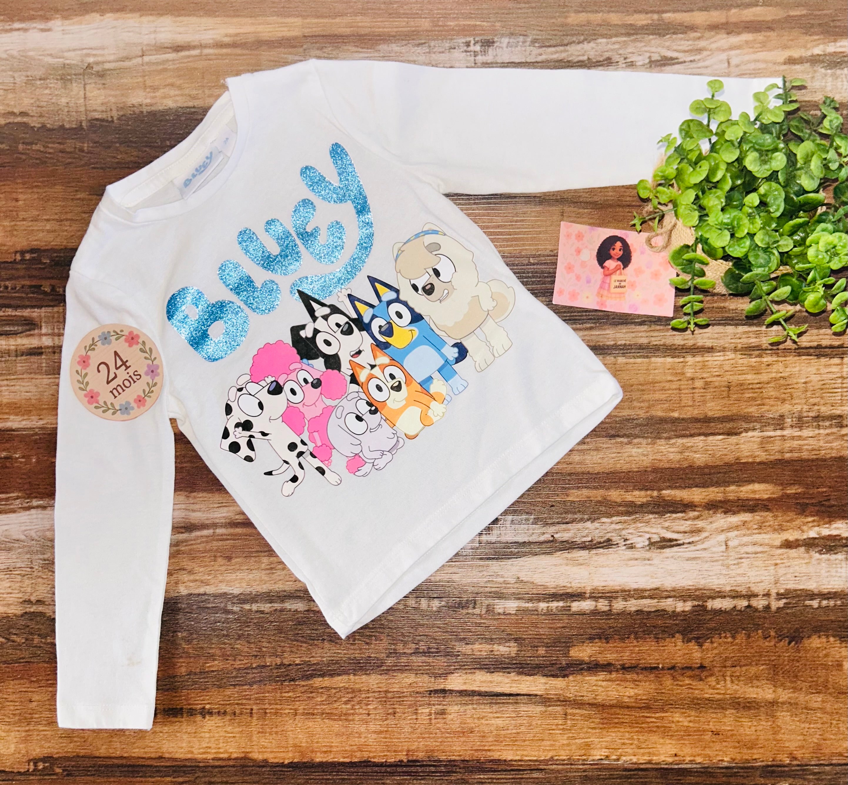 T-shirt manches longues Bluey