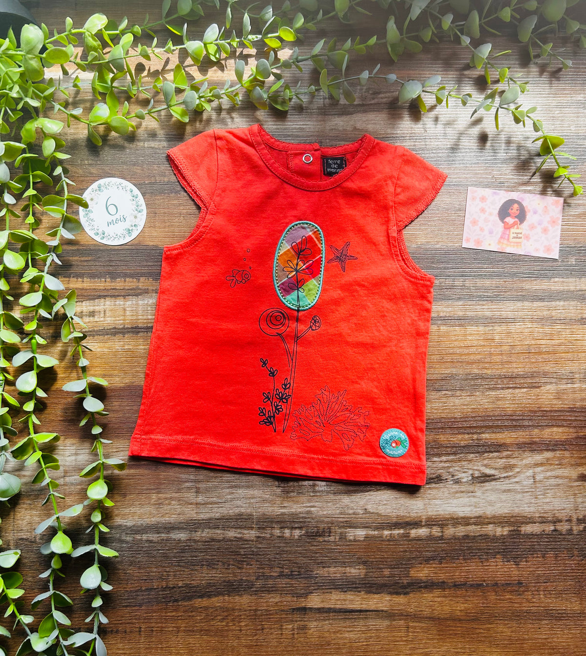 T-shirt Terre de marin