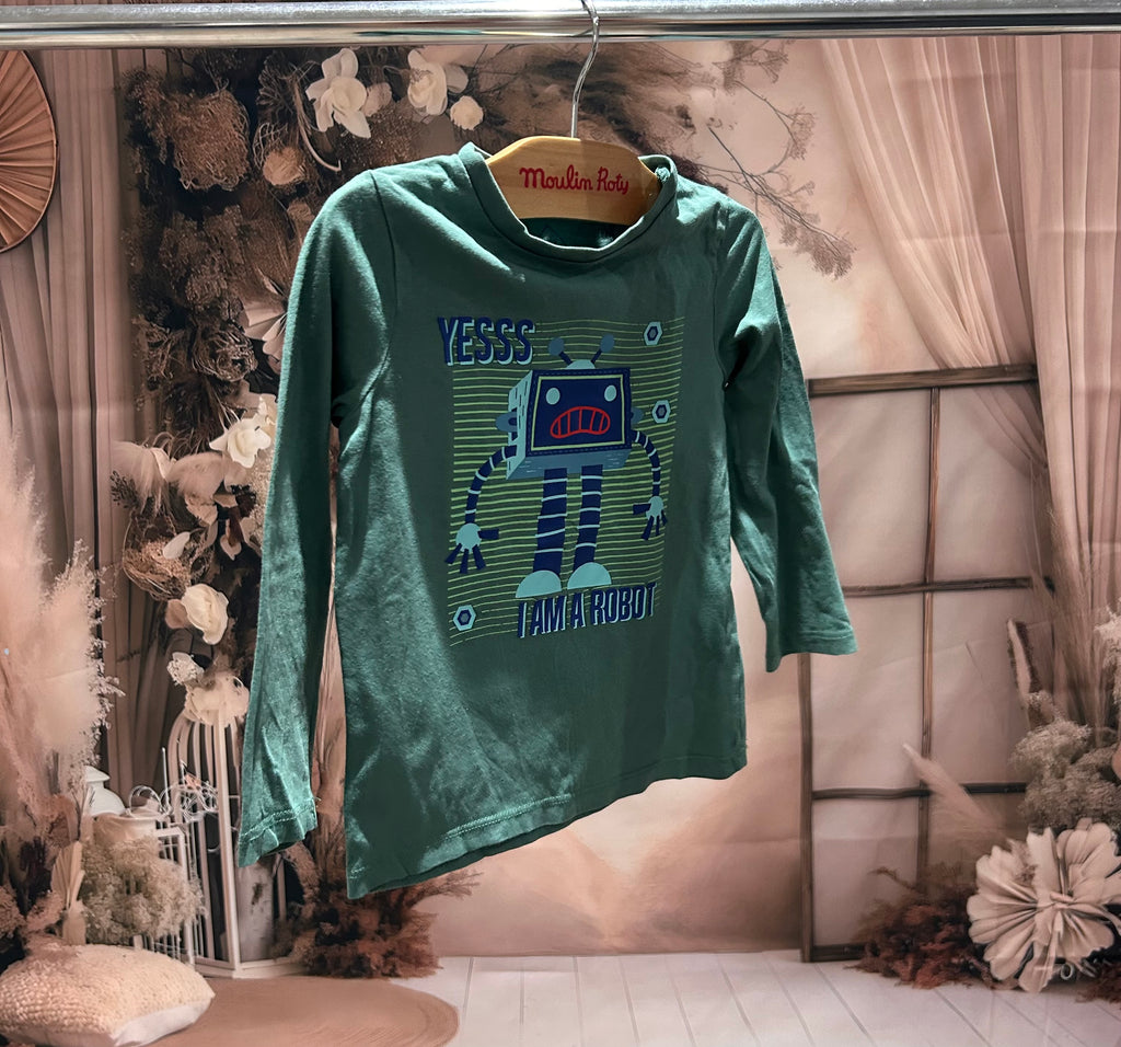 T-shirt manches longues Tex ~ 24 mois