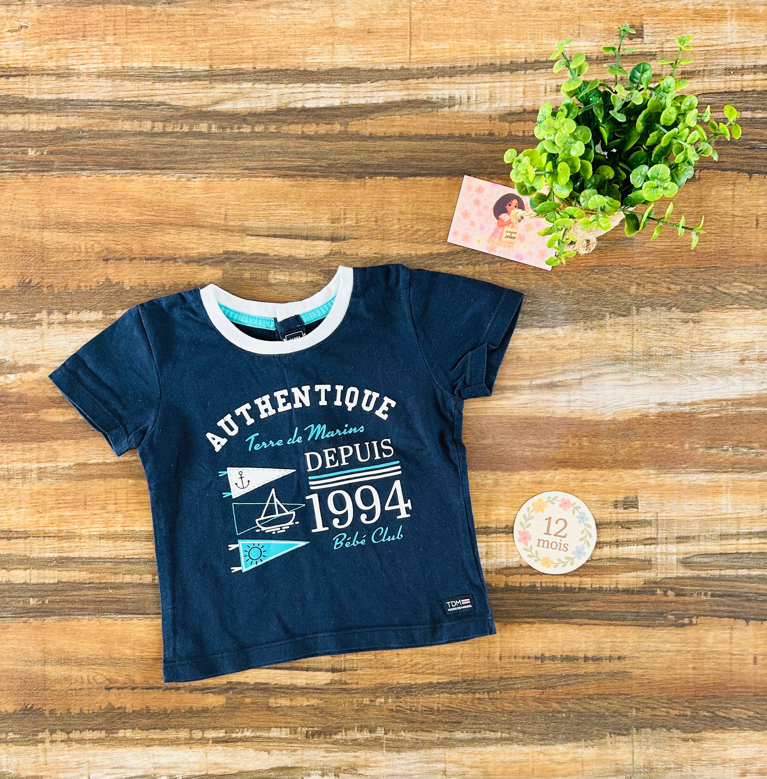 T-shirt Terre de marin
