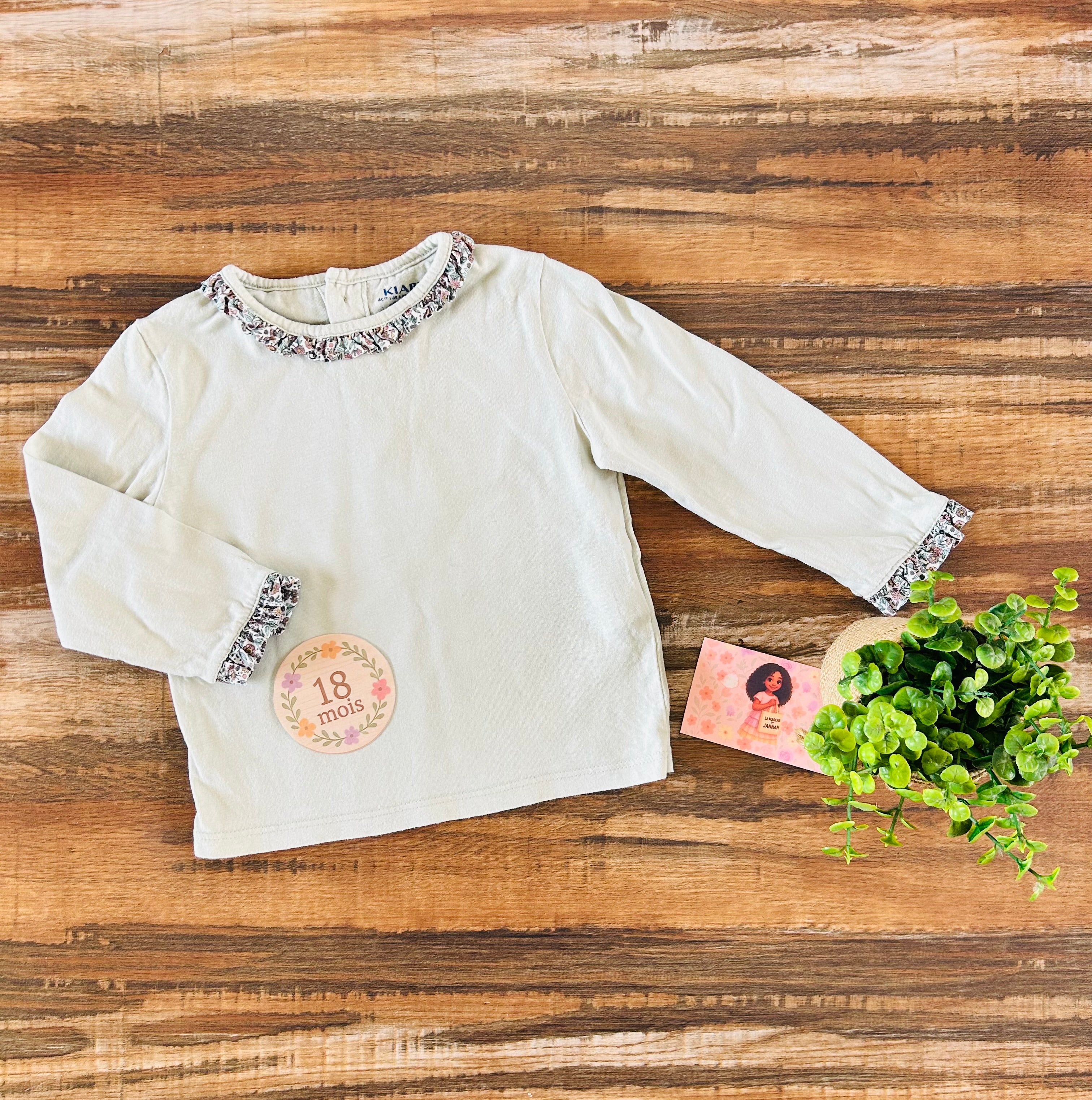 T-shirt manches longues Kiabi