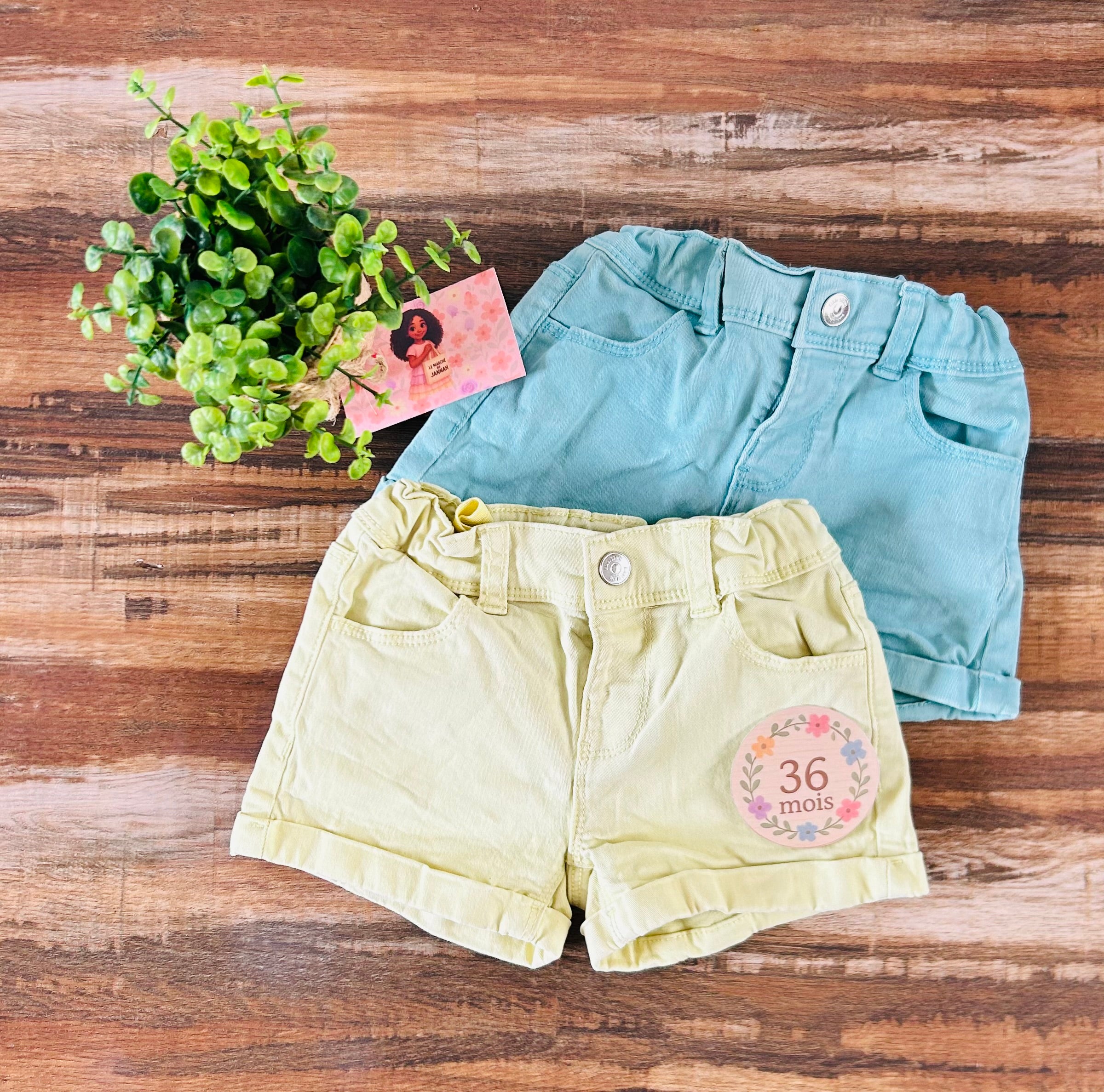 Lot de shorts Kiabi